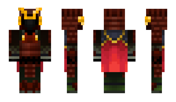 Minecraft skin SamuraiChamp