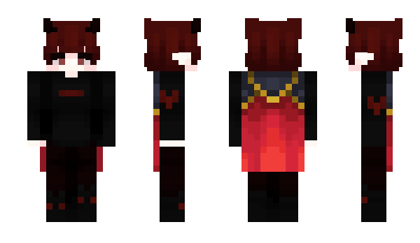 Minecraft skin SenpaiWingClaw