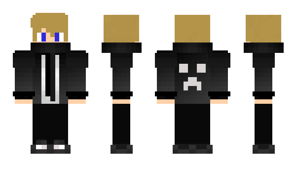 Minecraft скин по нику Black3v3r