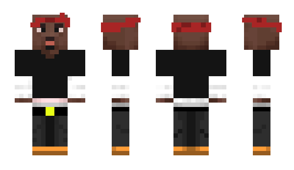 Minecraft skin akaBacca