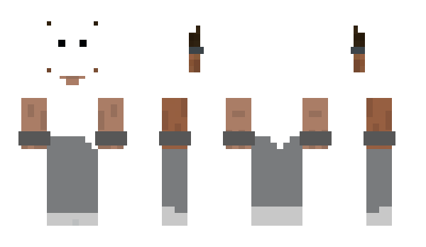 Minecraft скин по нику WolfBase