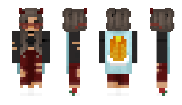 Minecraft skin CrystalAppell