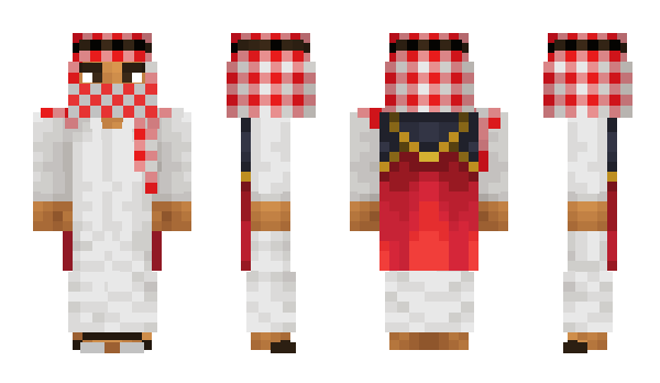 Minecraft skin MSaudiCaptain