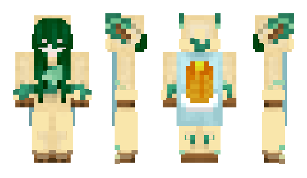 Minecraft скин по нику Panelope
