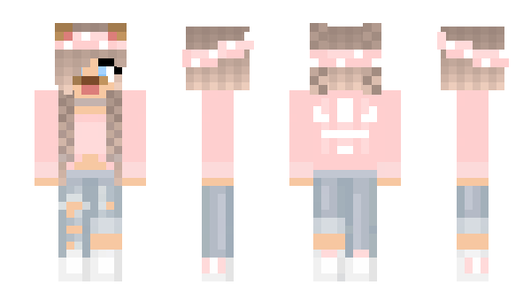 Minecraft skin AnnieCorn