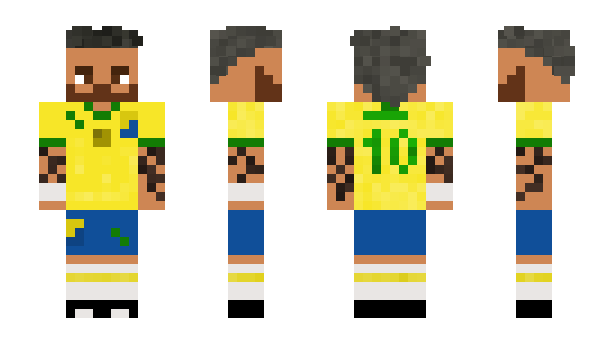 Minecraft skin Jr_Neymar