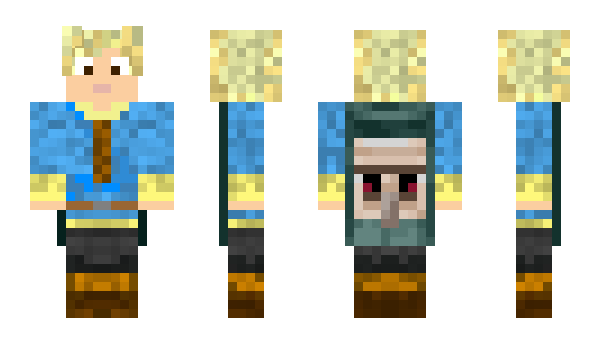 Minecraft skin Mikkeltrier