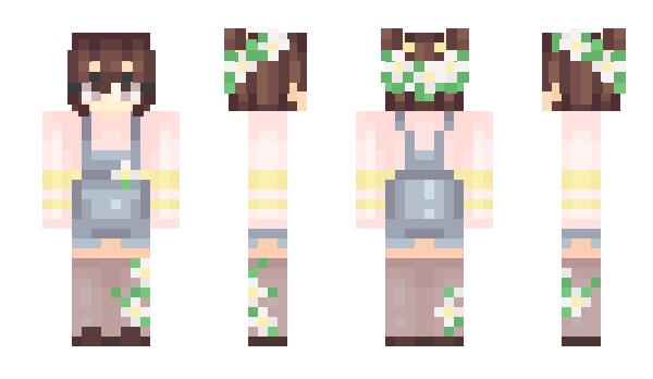 Minecraft skin aestheticflower