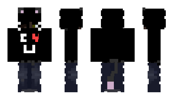 Minecraft скин по нику nijustXD