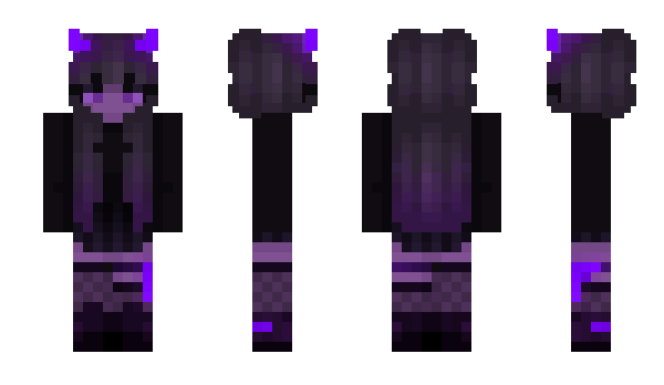 Minecraft skin x_evil