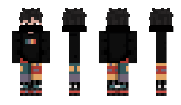 Minecraft скин по нику OoBLVCKoO