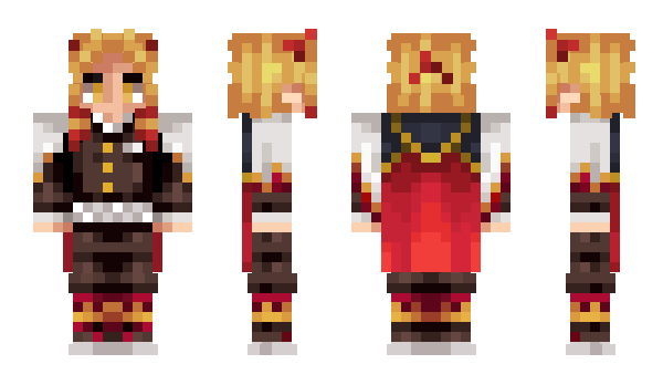 Minecraft skin FlameHashira014