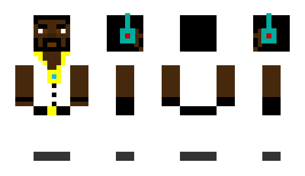 Minecraft skin BLACKNickstas
