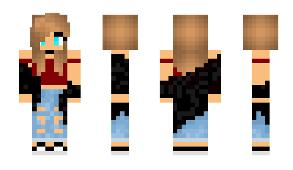 Minecraft skin aadia