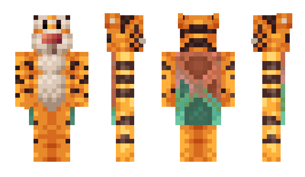 Minecraft skin redleopar