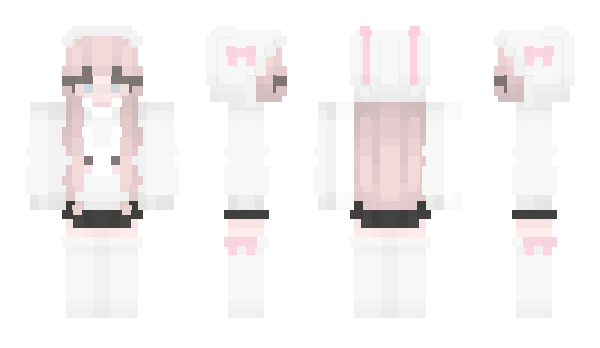 Minecraft skin ElmaliMina