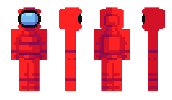 Minecraft skin AmongSus