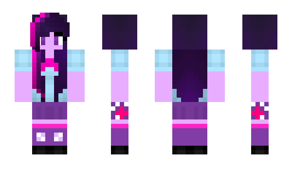 Minecraft skin purplepaige
