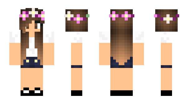 Minecraft skin Wolf_Gurl