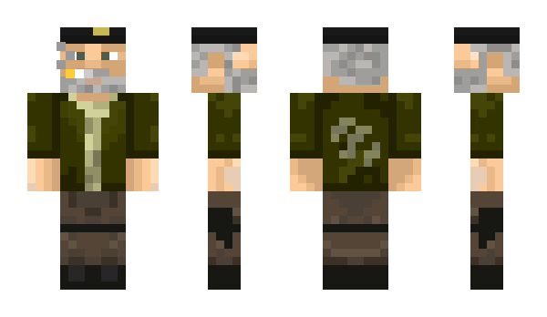 Minecraft skin CaptainPower