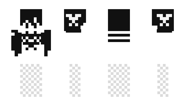 Minecraft скін по ніку HalfTransparent