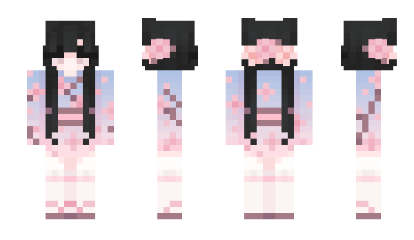 Minecraft skin CeciliaImmergre