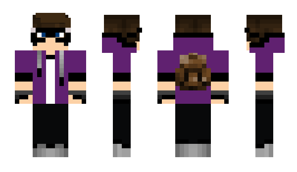 Minecraft skin DarkksBlack