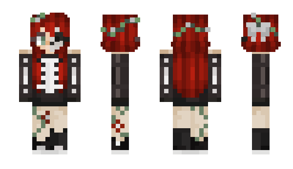 Minecraft skin FloralRose000