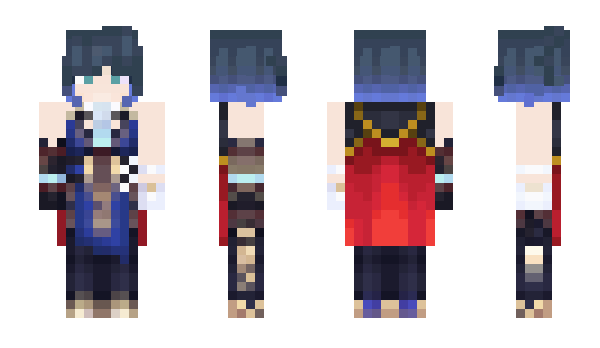 Minecraft skin MissCodedVirOS