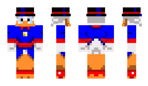 Minecraft skin McDuck