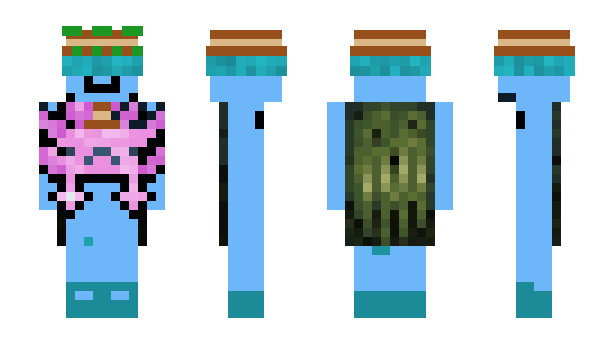Minecraft skin AxolotlFanta