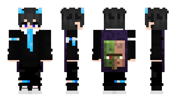 Minecraft skin AzureAaron