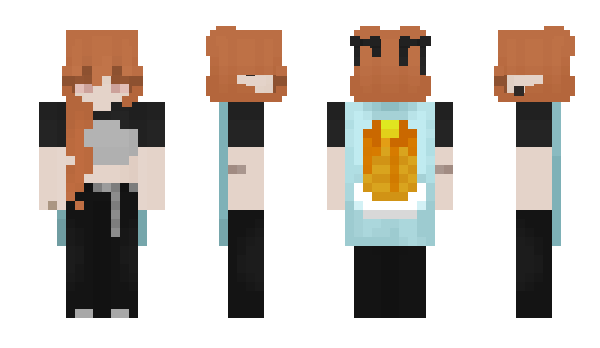 Minecraft skin asillyneoncat