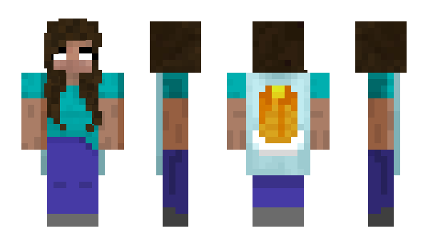 Minecraft скин по нику hipletFoid