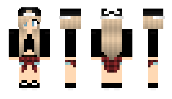 Minecraft skin HannahF