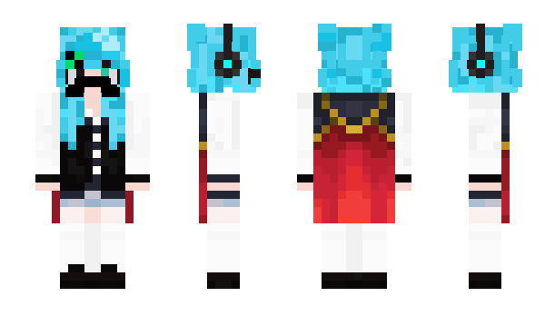 Minecraft skin BasiaBasiunia