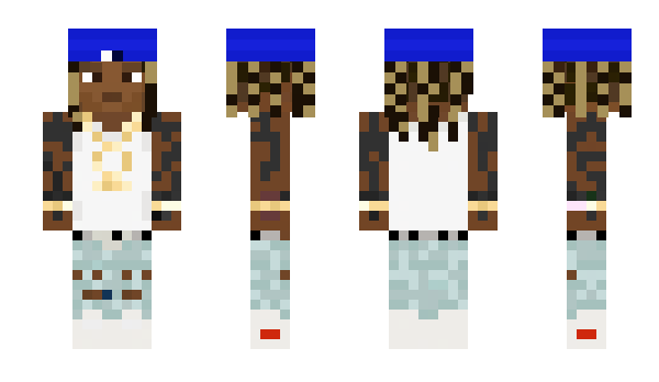 Minecraft skin KingVonLingerie