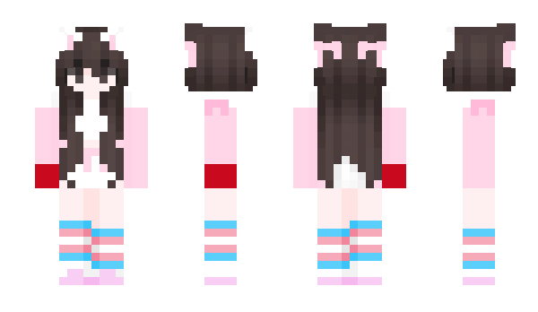 Minecraft skin catgirlme24