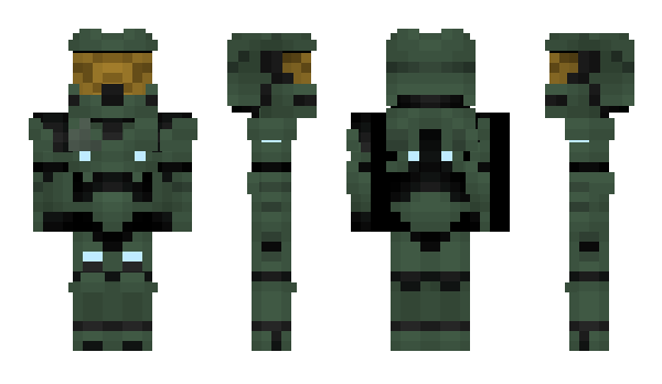 Minecraft скин по нику Master_Chief