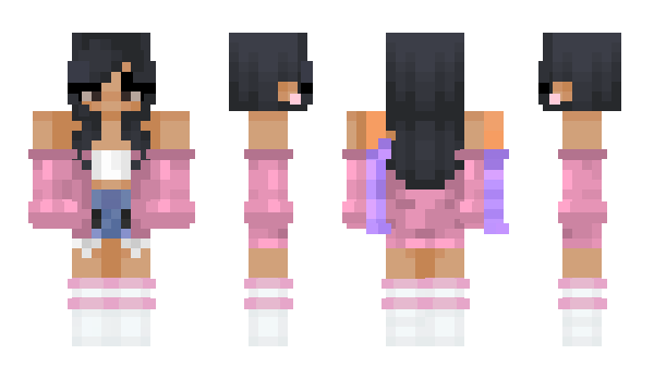 Minecraft skin Pinkgirl06