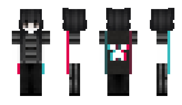 Minecraft skin kurotomoko
