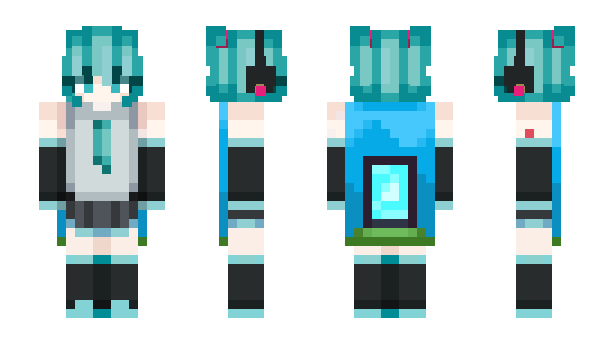 Minecraft skin Mc_Azhe
