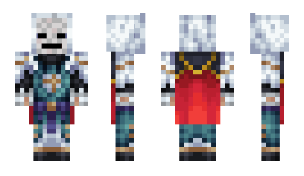 Minecraft skin Palekin