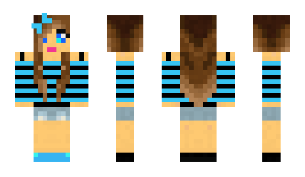 Minecraft skin blue_moon_