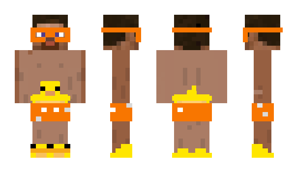 Minecraft skin OrangeArrow