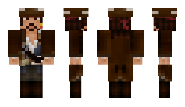 Minecraft skin BugsThePirate