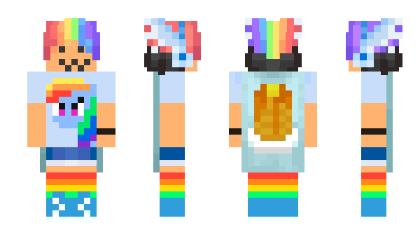 Minecraft скін по ніку SilverEclipseMLP