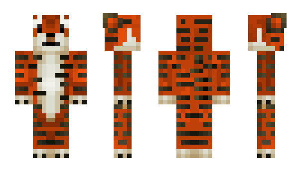 Minecraft skin tigerman20