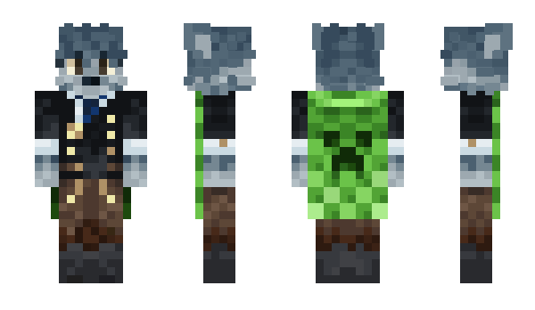 Minecraft skin Furiousthewolf