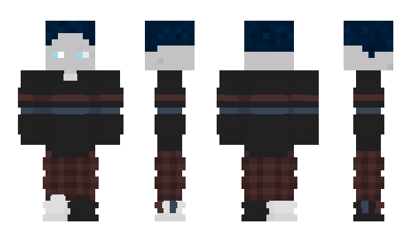 Minecraft skin hoddeschnidde